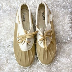 Sporto Khaki Tan Duck Boot Women’s Size 7